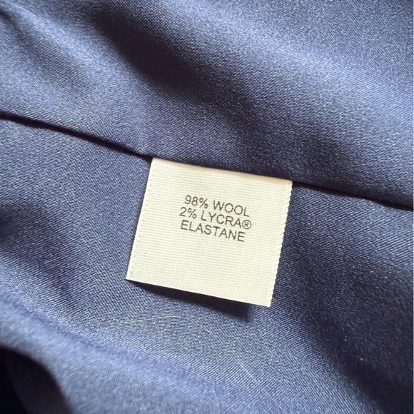 Austin Reed Wool Academia Single Button Navy Blazer Size Medium - Picture 12 of 13